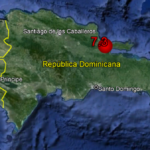 Último terremoto de magnitud superior a los 7.0 grados ocurrido en la región norte de República Dominicana.